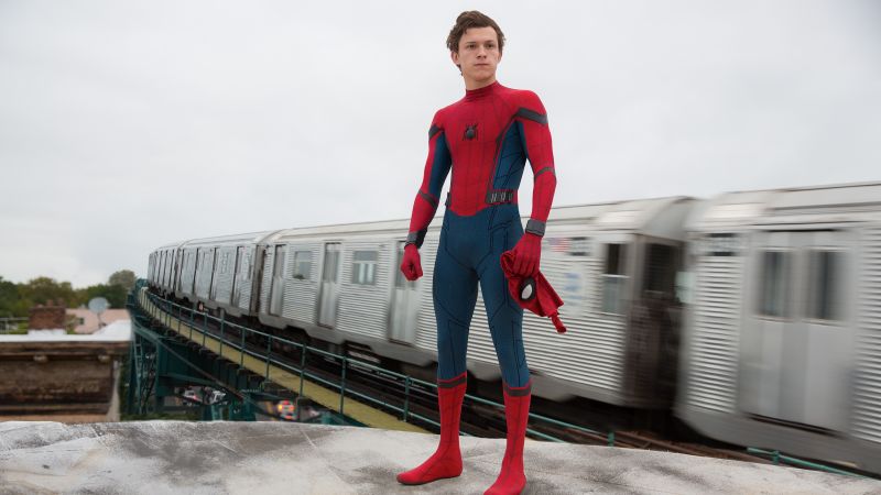 Человек-паук: Возвращение домой, Том Холланд, супергерой, лучшие фильмы (horizontal)