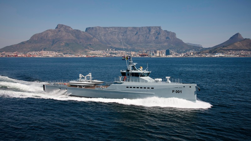 патруль, скоростной корабль, ВМФ ЮАР (horizontal)