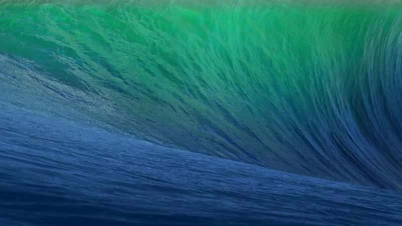 OSX, 5k, 4k, 8k, волна, голубая, море, океан (horizontal)