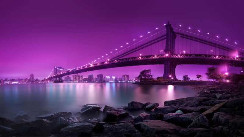 Манхэттенский мост, Нью-Йорк, Туризм, Путешествие (horizontal)