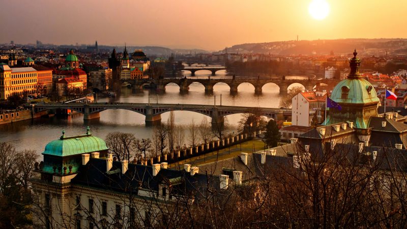 Прага, Чехия, Туризм, Путешествие (horizontal)