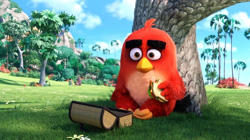 Angry Birds Movie, Красный, Лучшие мультфильмы 2016 (horizontal)