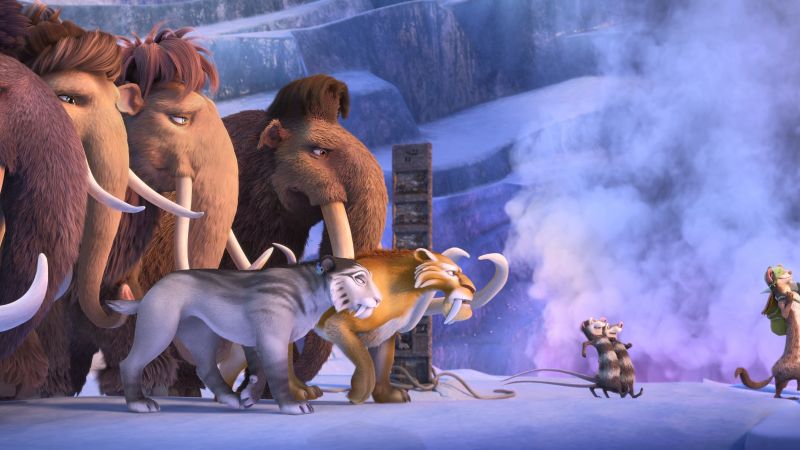 Ледниковый период 5: Столкновение неизбежно, мамонты, лучшие мультфильмы 2016 (horizontal)