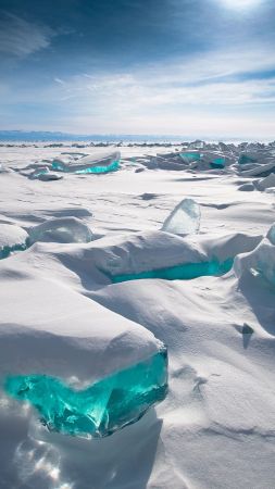 Озеро Байкал, лед (vertical)