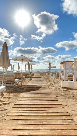 Ушая Бич Отель, Ибица, Лучшие пляжи 2017, туризм, курорт, путешествие, пляж, песок (vertical)
