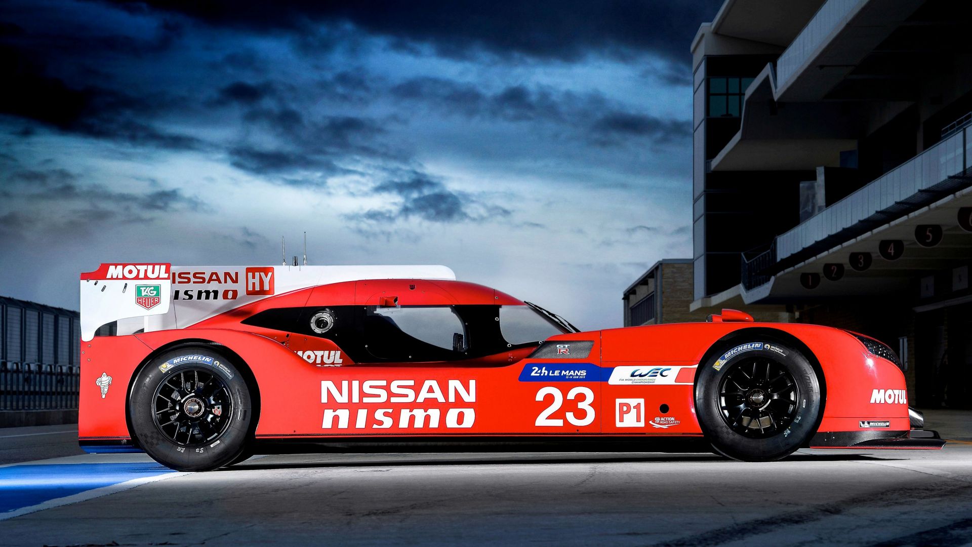 Ниссан ГТР ЛМ Нисмо, Леман, гонка, Nissan GT-R LM NISM, Le Mans, racing (horizontal)