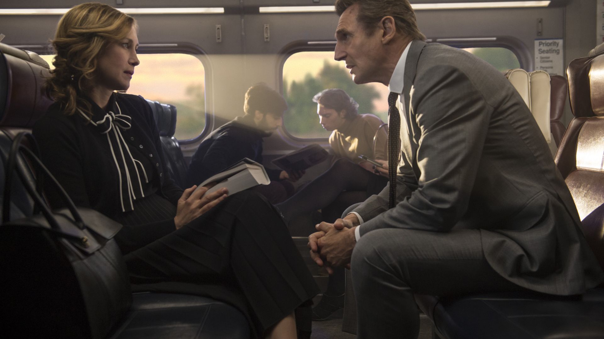 Пассажир, The Commuter, Vera Farmiga, Liam Neeson, 4k (horizontal)