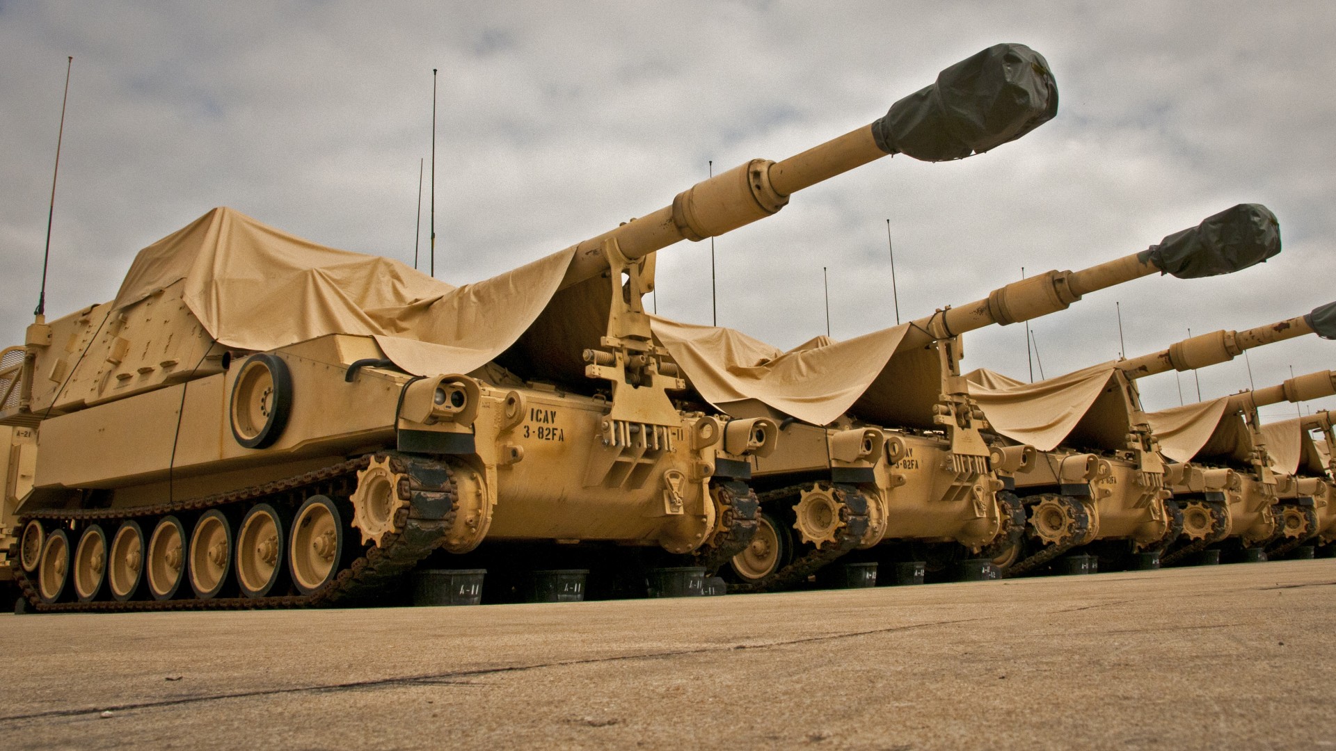 САУ, M109, гаубица, артиллерия, M109A6, howitzer, artillery, Paladin, U.S. Army, vehicle (horizontal)