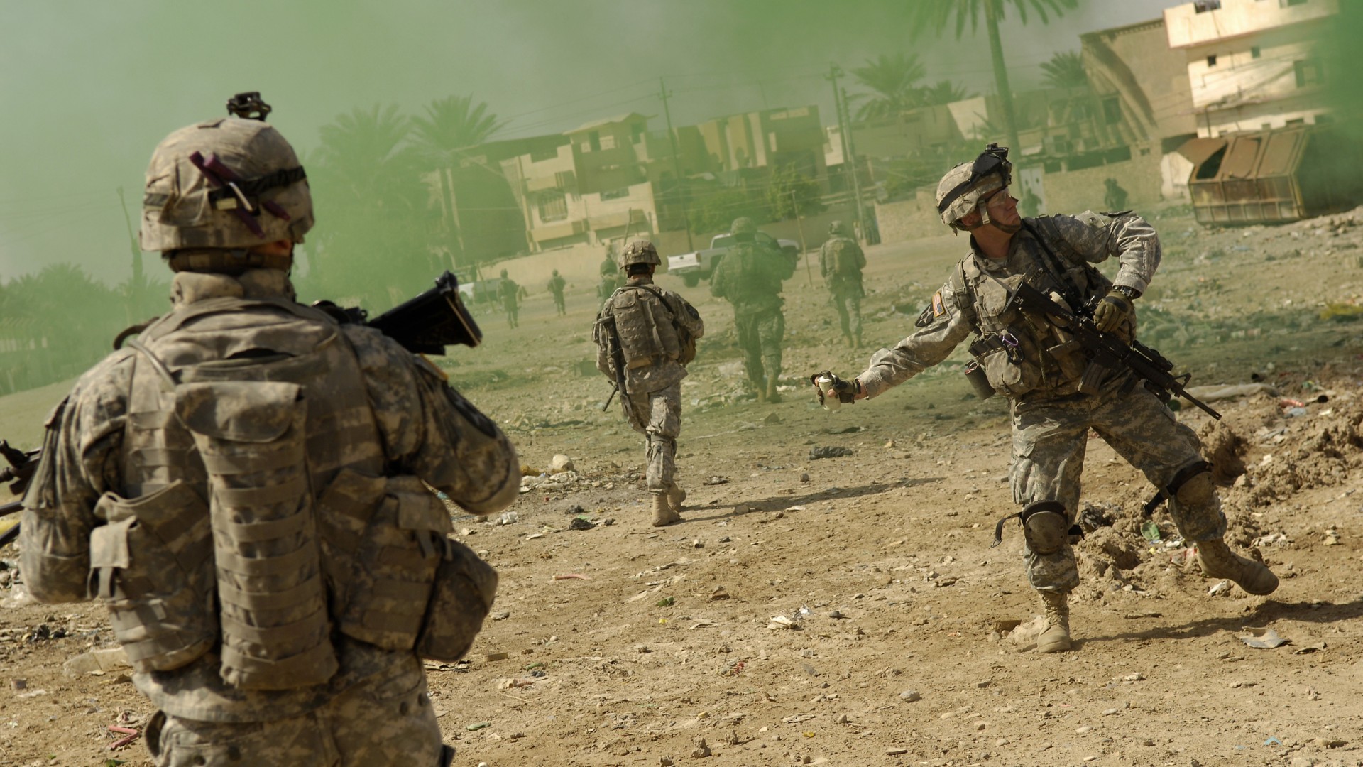 солдат, граната, Ирак, soldier, hand grenade, U.S. Army, evacuation, Iraq, troops (horizontal)