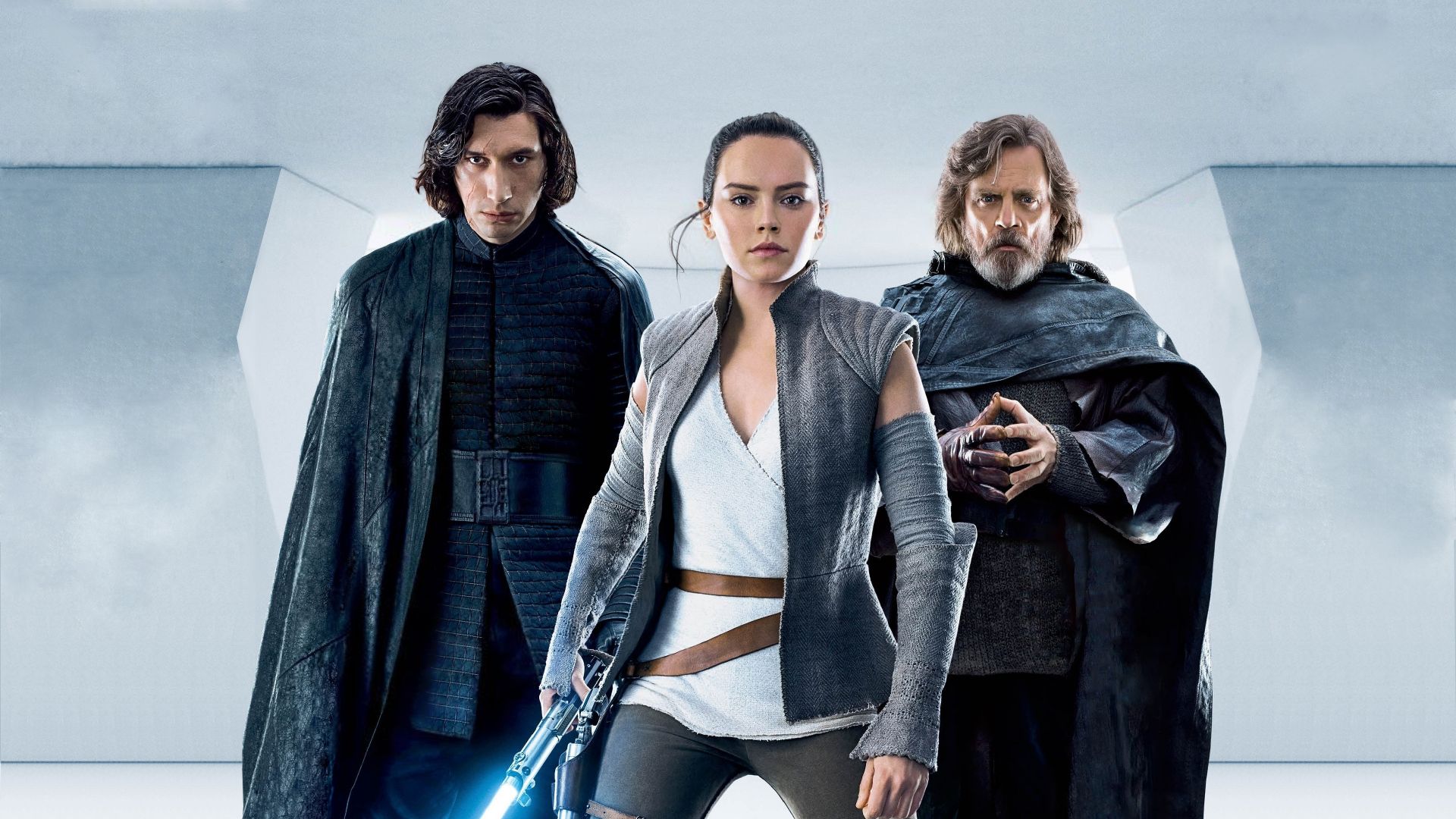 Звёздные войны: Последние джедаи, Star Wars: The Last Jedi, Adam Driver, Daisy Ridley, Mark Hamill, 4k (horizontal)