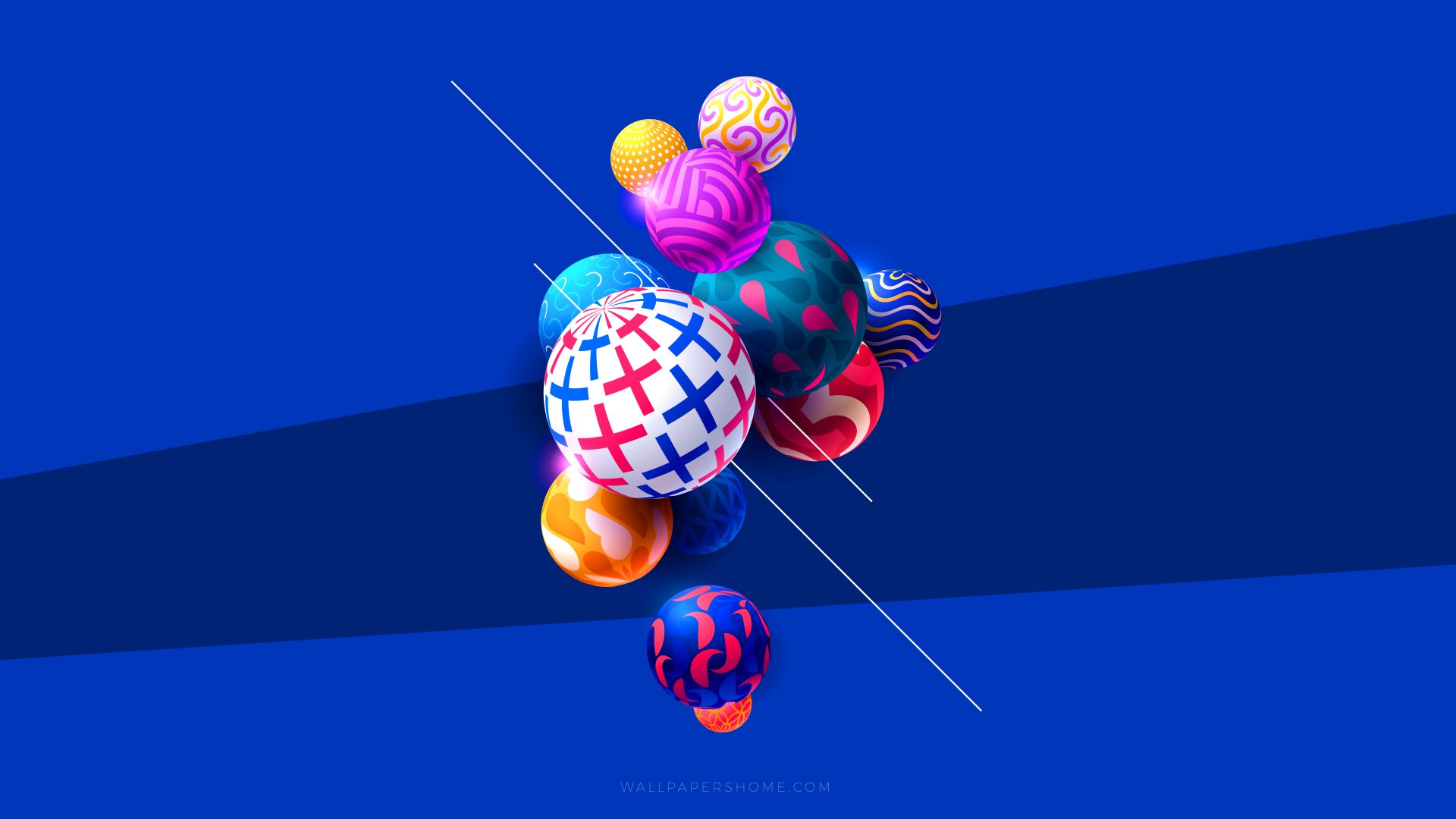 шары, абстракция, модерн, abstract, balls, colorful, modern, 4k, 5k, 8k (horizontal)