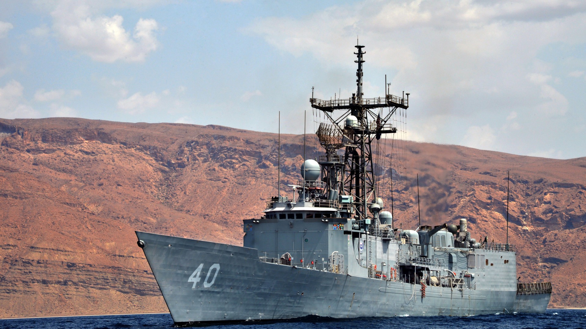 фрегат, Оливер Хазард Перри, ВМФ США, USS Oliver Hazard Perry, frigate, class, FFG-7, warship, U.S. Navy (horizontal)