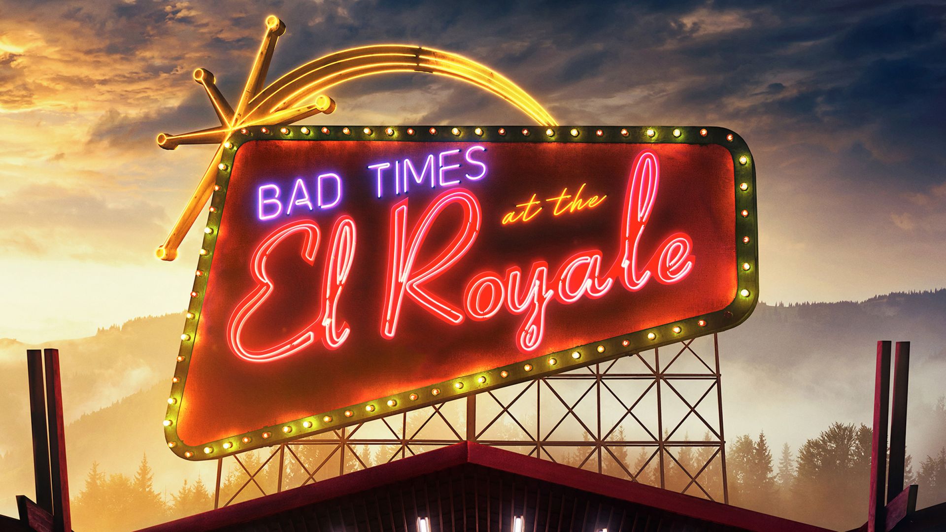 Ничего хорошего в отеле Эль Рояль, Bad Times at the El Royale, poster, HD (horizontal)