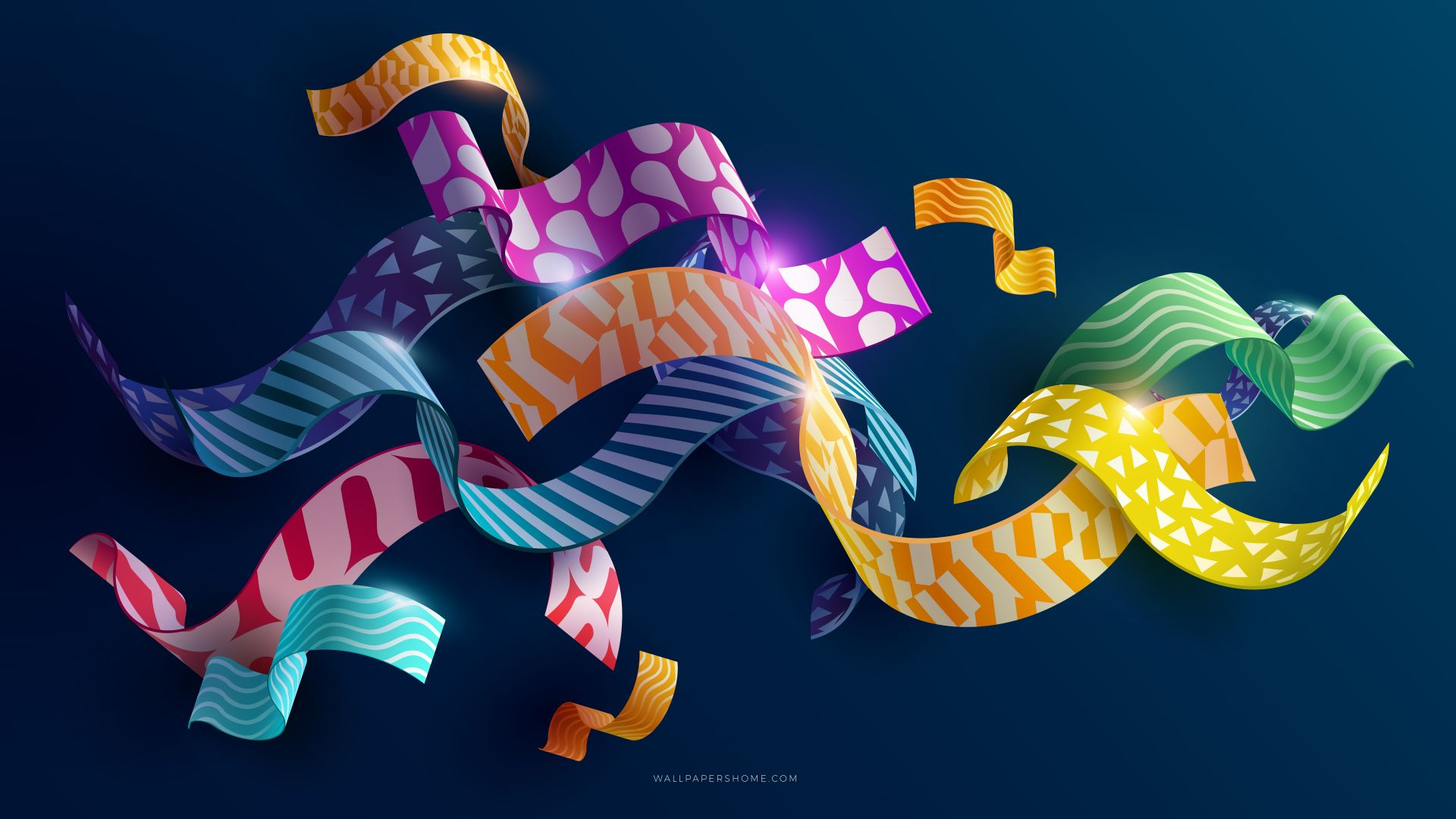 абстракция, abstract, 3D, colorful, 8k (horizontal)