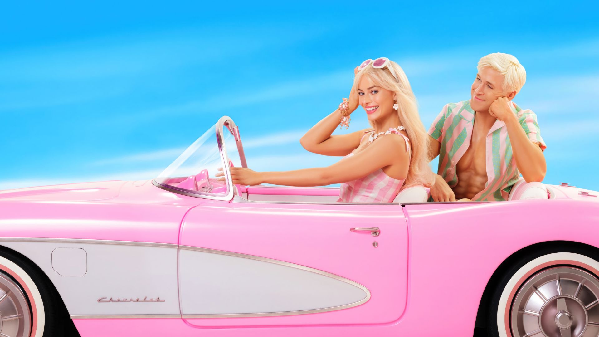 Барби, Barbie Movie, Margot Robbie, Ryan Gosling, 4K (horizontal)