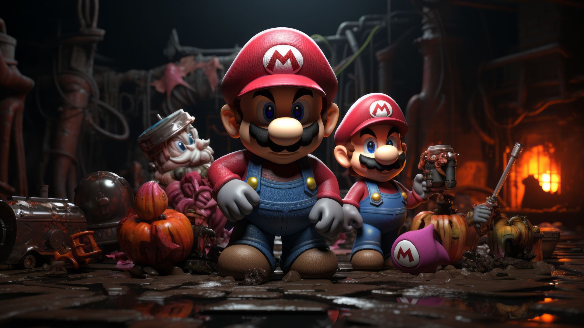 Марио, Mario, goomba (horizontal)