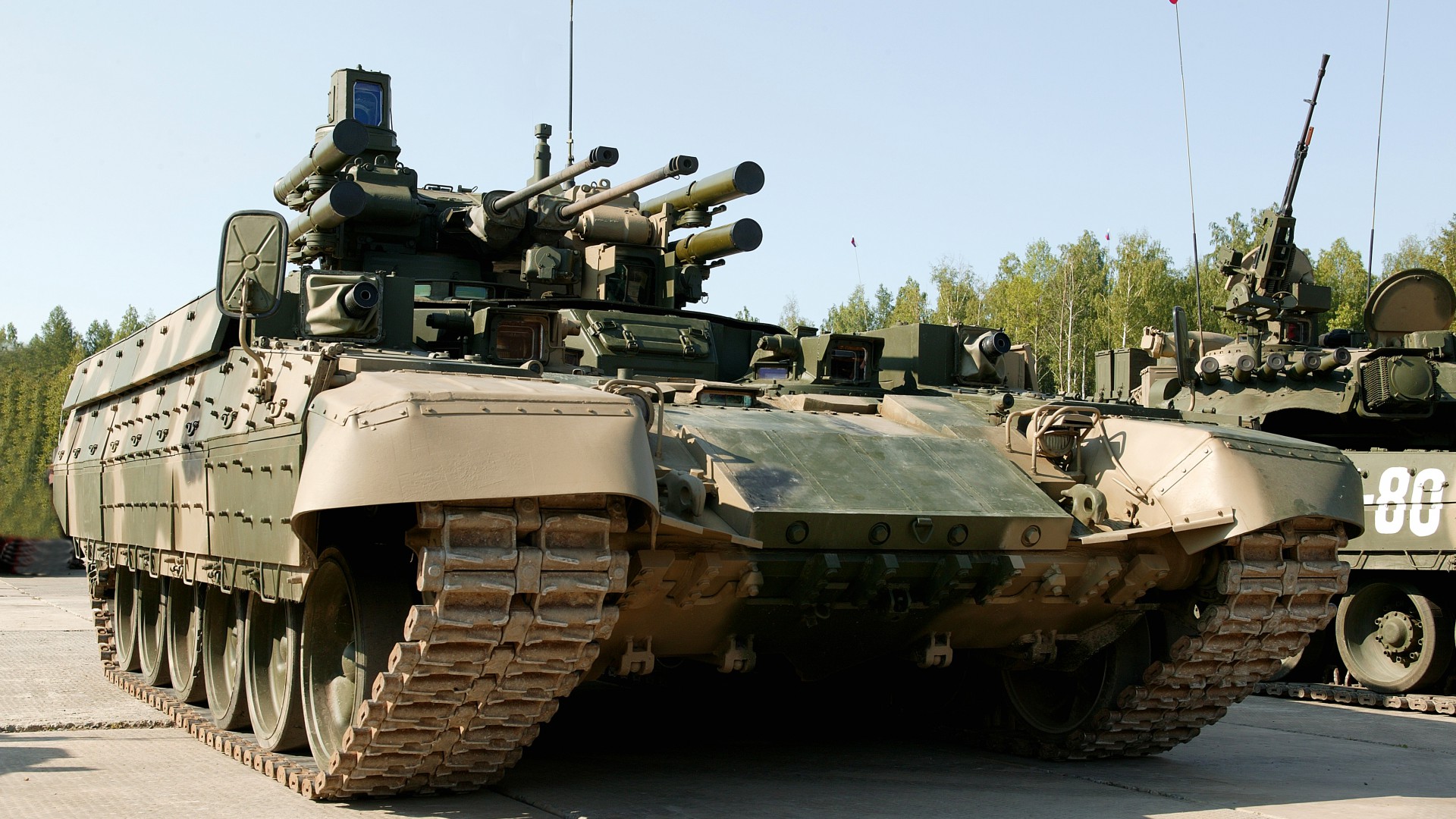 БМПТ-72 терминатор, bmpt terminator BMPT-72, Tank Support Combat Vehicle (horizontal)
