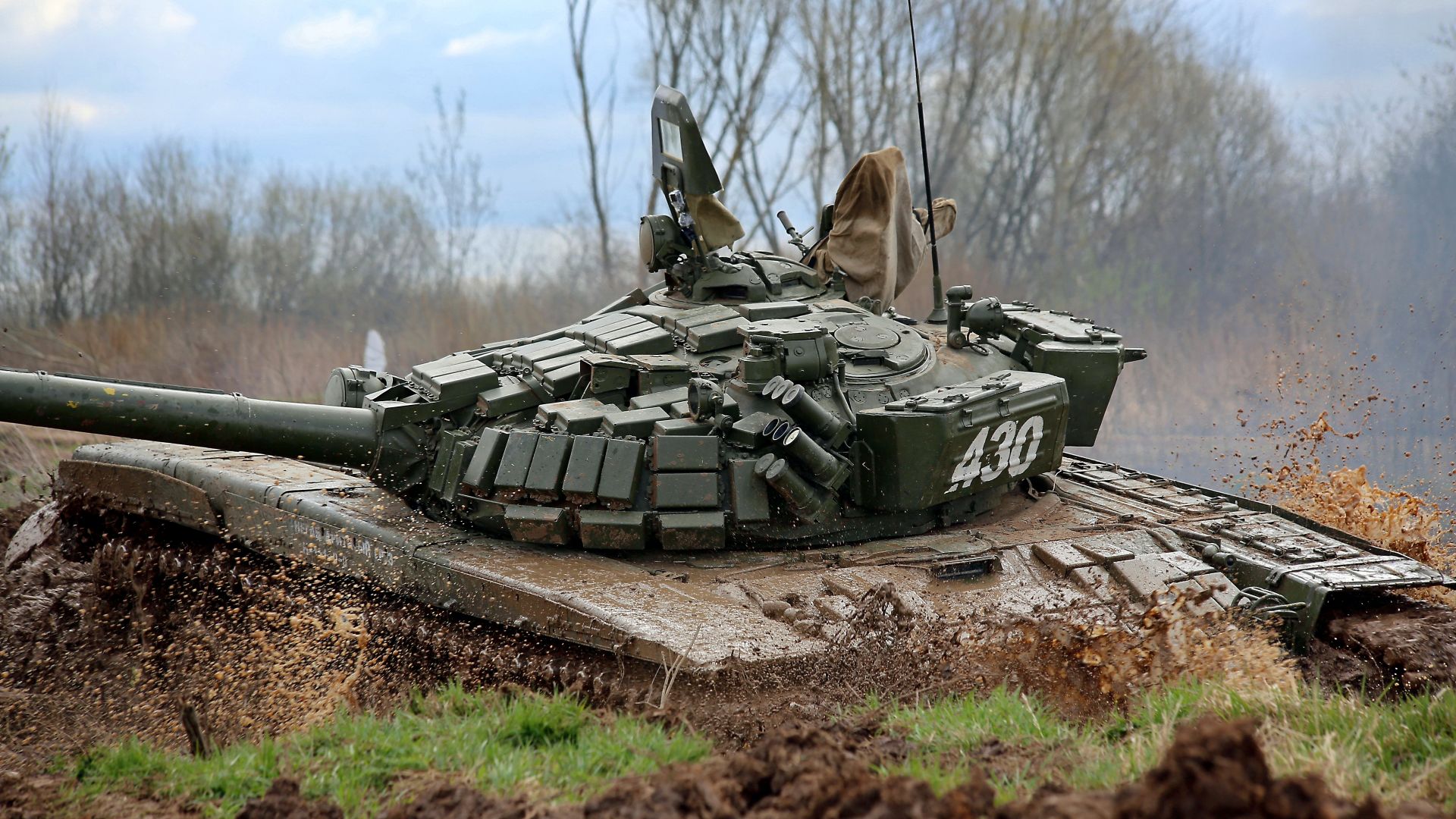 Т-72Б, танк, T-72B, tank (horizontal)