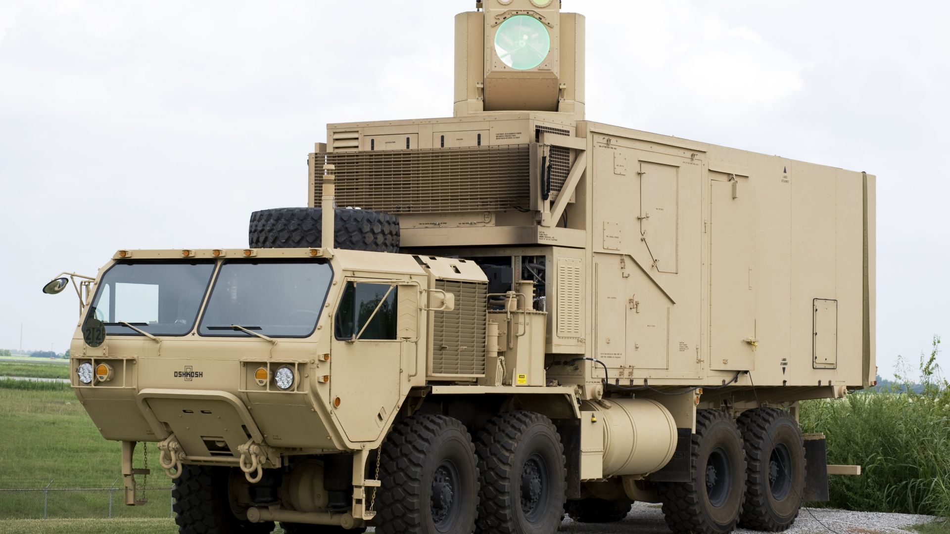 Боинг Хел МД, Лазерное оружие, Армия Сша, Boeing HEL MD, The High Energy Laser Mobile, USA Army (horizontal)
