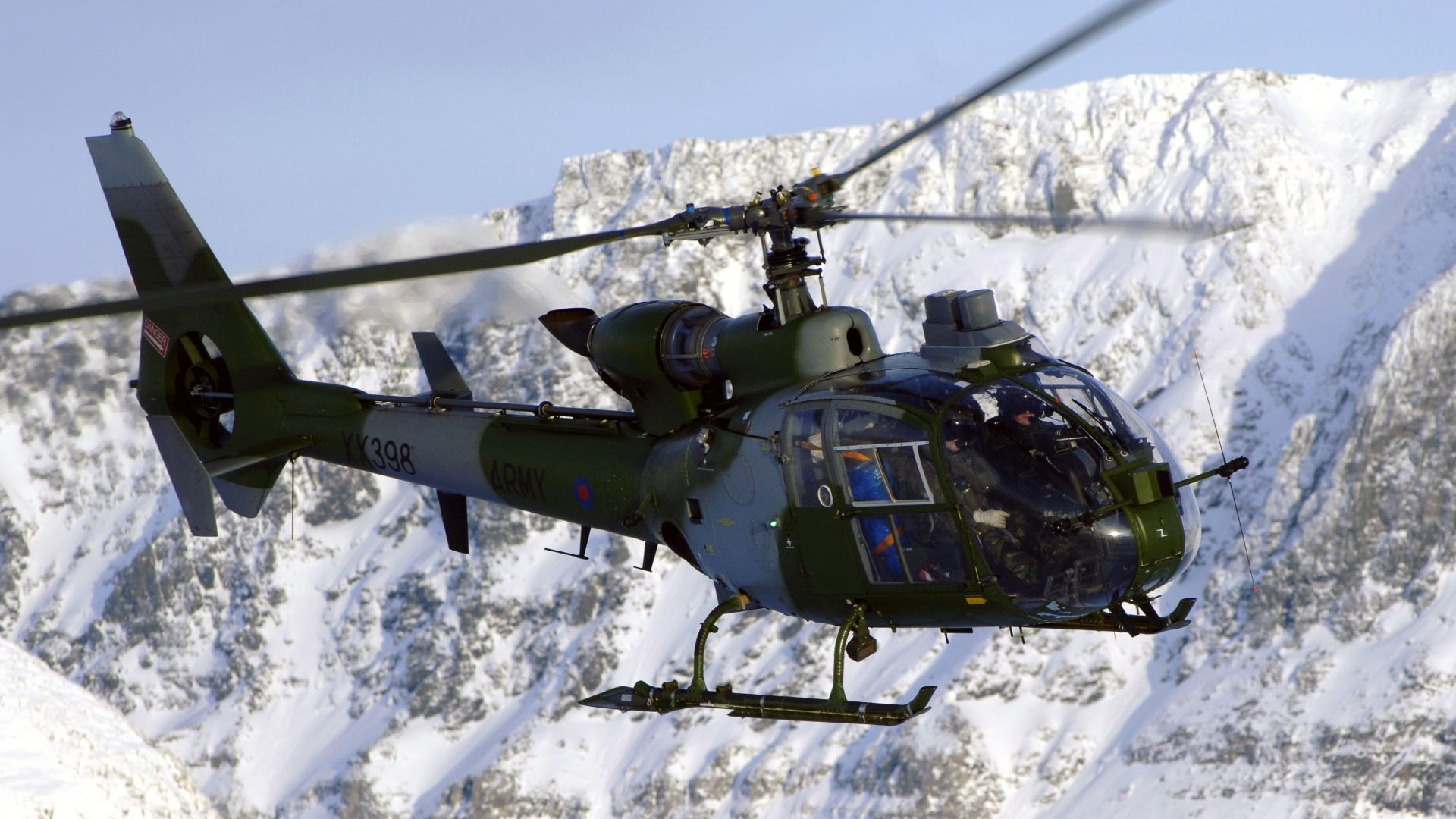 СА 341, Газель, вертолет, Армия Франции, ВВС Франции, SA 341, Sud-Aviation Gazelle, helicopter, France Army, France Air Force (horizontal)