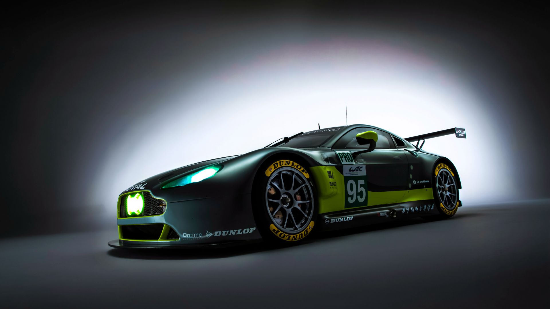 Астон мартин В8, ГТЕ, гоночные автомобили, Aston Martin V8 Vantage GTE, racing cars (horizontal)