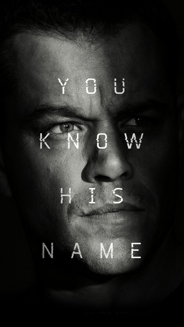 Джейсон Борн, Мэт Деймон, Jason Bourne, Bourne 5, Matt Damon (vertical)