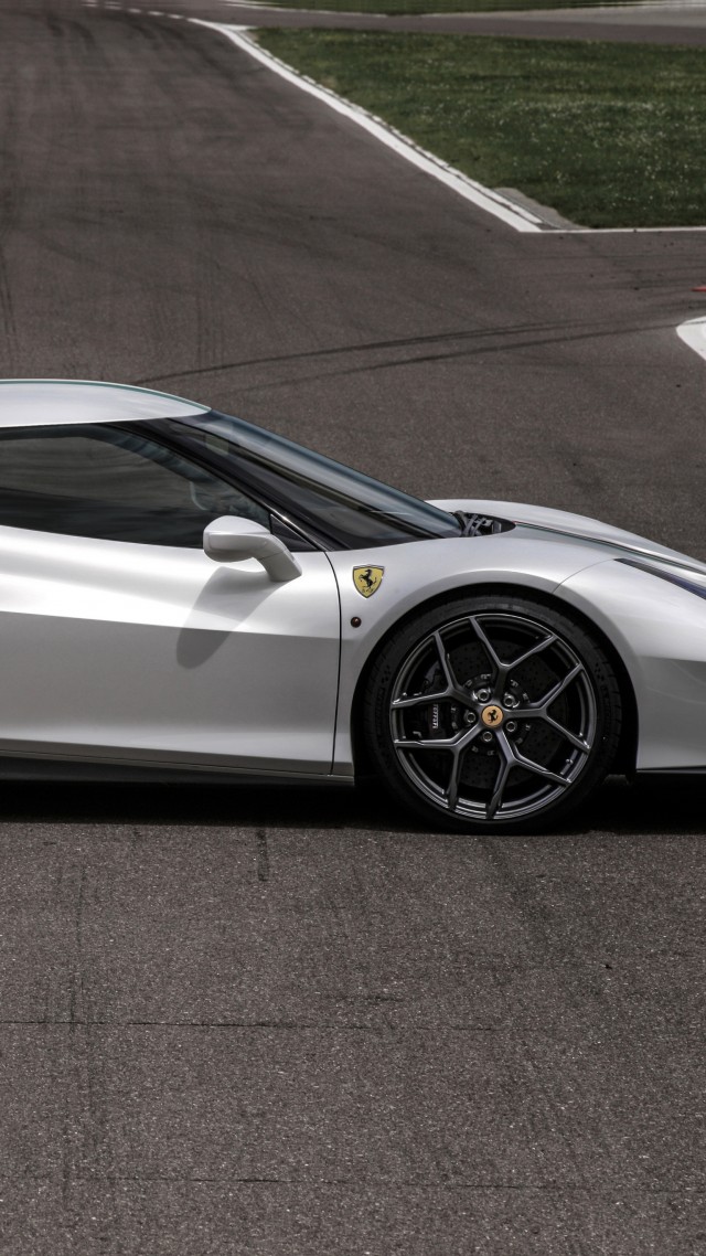 Феррари 458 ММ Спешл, спортивные автомобили, белый, Ferrari 458 MM Speciale, sport car, white (vertical)