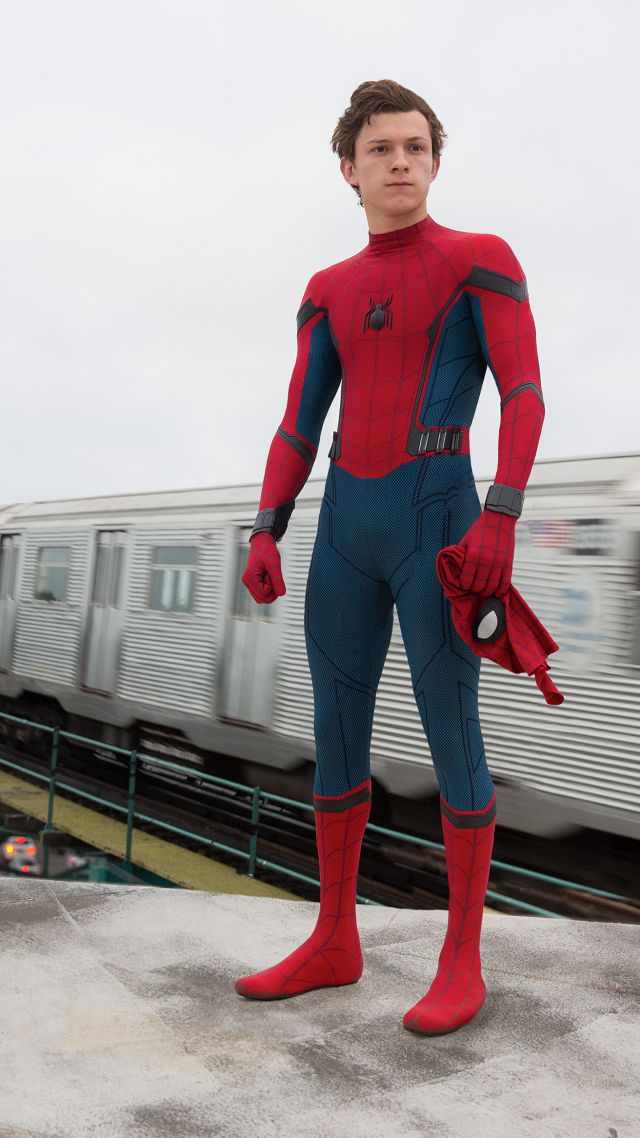 Человек-паук: Возвращение домой, Том Холланд, Марвел, лучшие фильмы, Spider-Man: Homecoming, Tom Holland, Marvel, best movies (vertical)