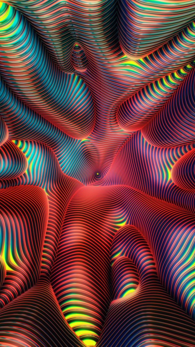 чревоточина, HD, abstract, Wormhole, spiral (vertical)