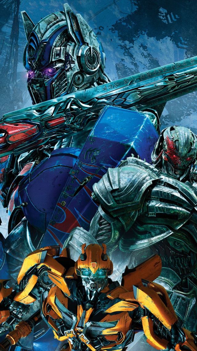 Трансформеры: Последний рыцарь, Transformers: The Last Knight, Transformers 5, 4k (vertical)