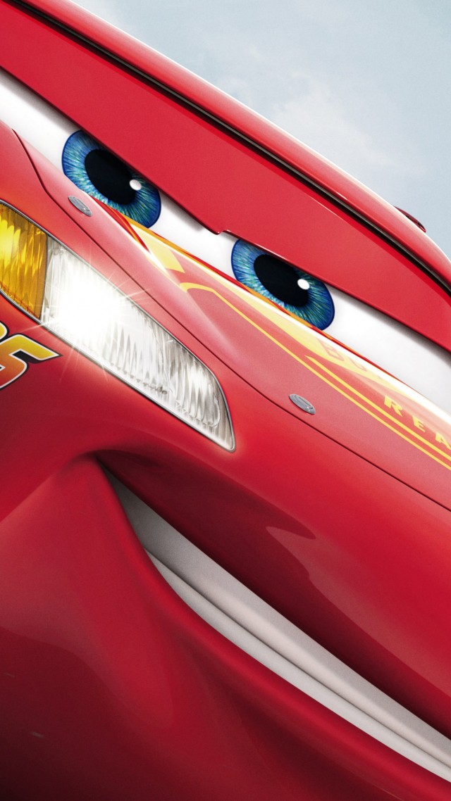 Тачки 3, Cars 3, 5k, Lightning McQueen, poster (vertical)