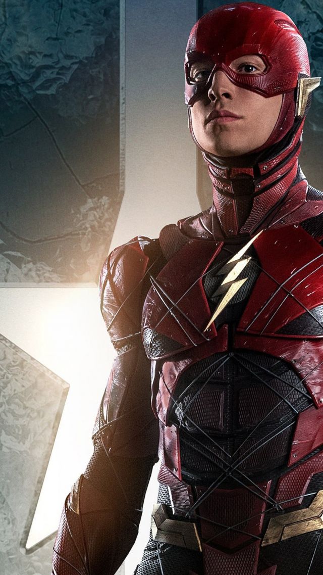 Лига справедливости, Флэш, Justice League, The Flash, 4k (vertical)