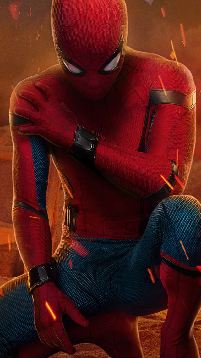 Человек-паук: Возвращение домой, Spider-Man: Homecoming, 5k, poster (vertical)