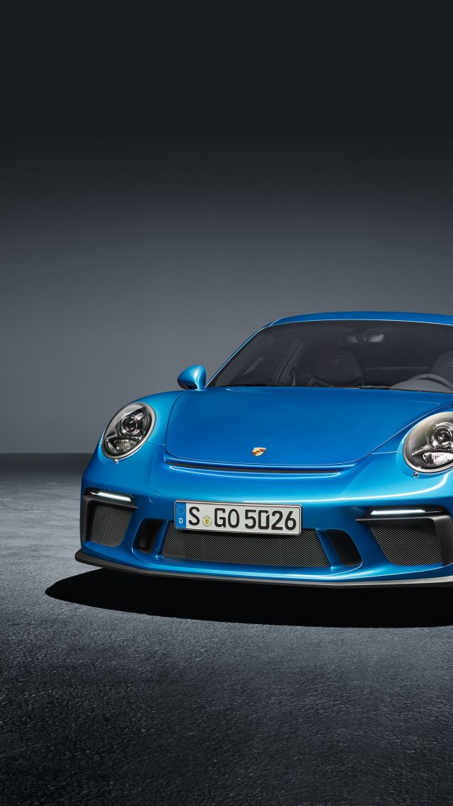 Порш 911, Porsche 911 GT3 Touring Package, 2018 Cars, 4k (vertical)