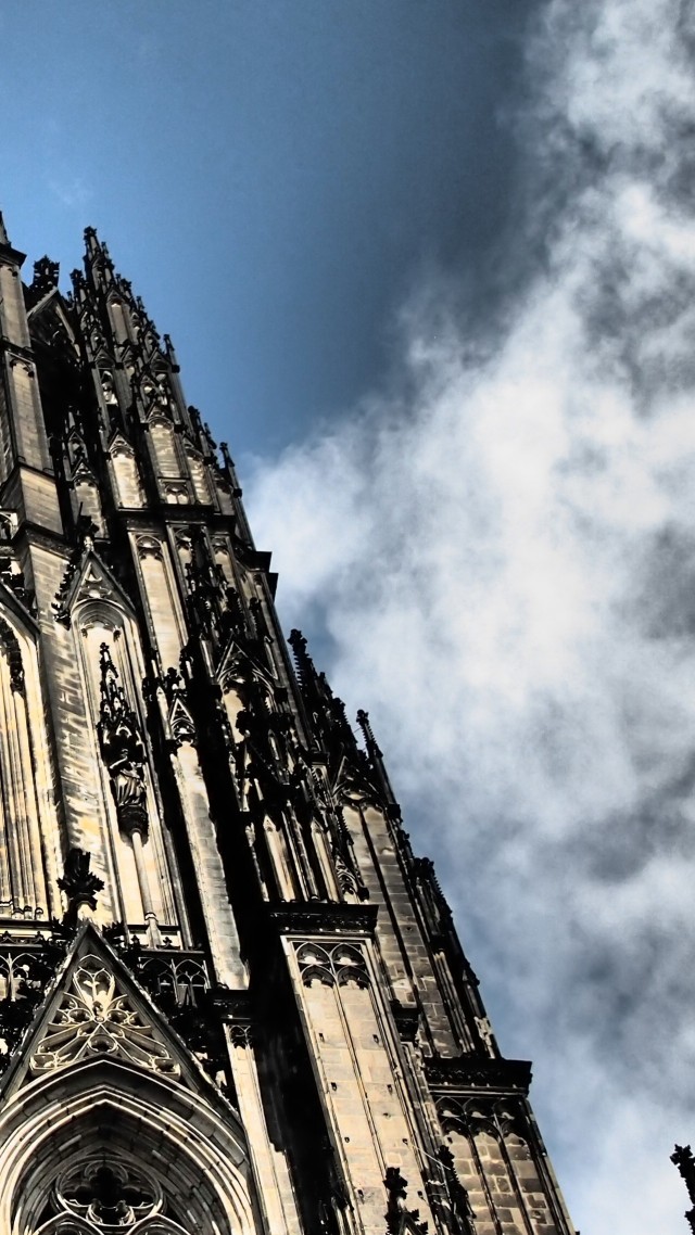 Кельнский собор, Германия, Cologne Cathedral, Germany, Cologne, Europe, sky, 4k (vertical)