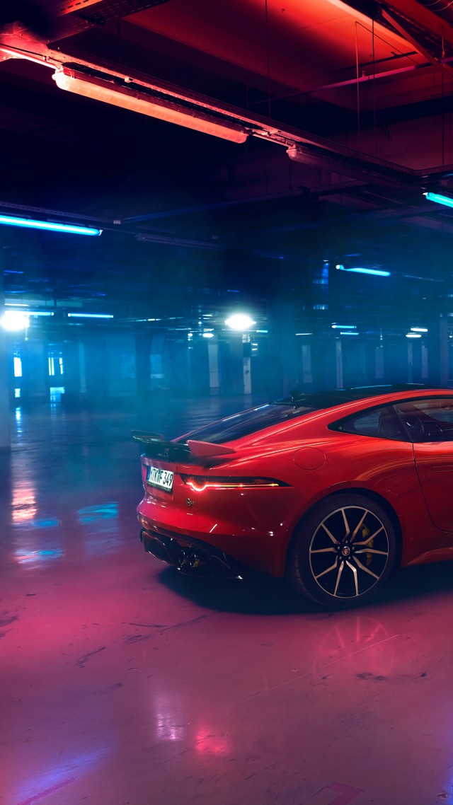 Jaguar F-Type, 2019 Cars, luxury cars, 4K (vertical)
