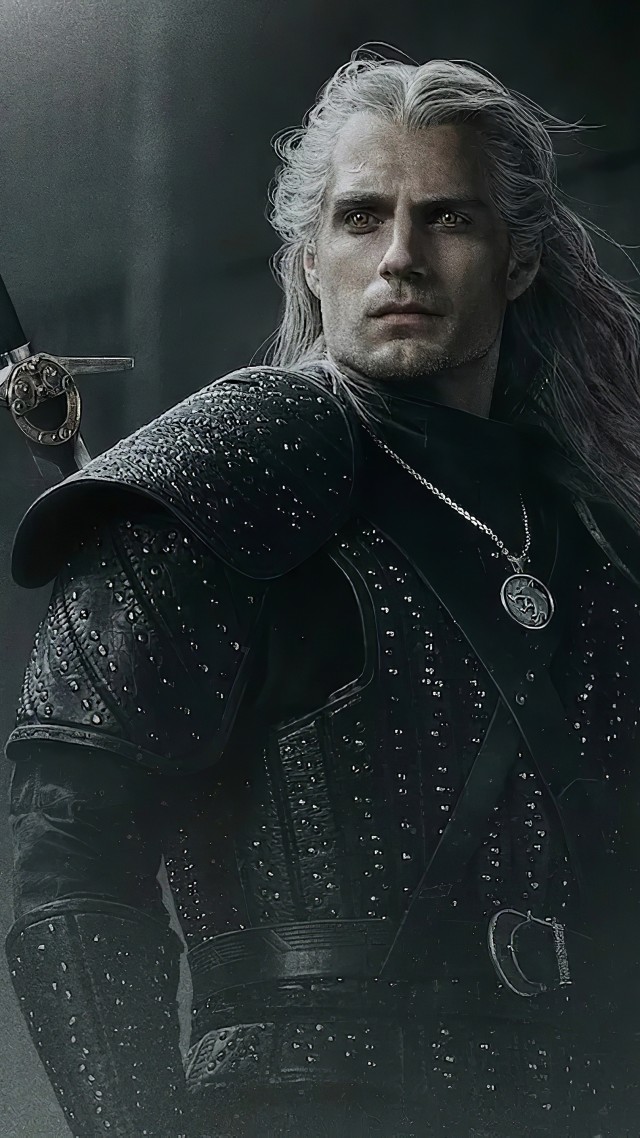 Ведьмак, The Witcher, poster, Henry Cavill, 5K (vertical)