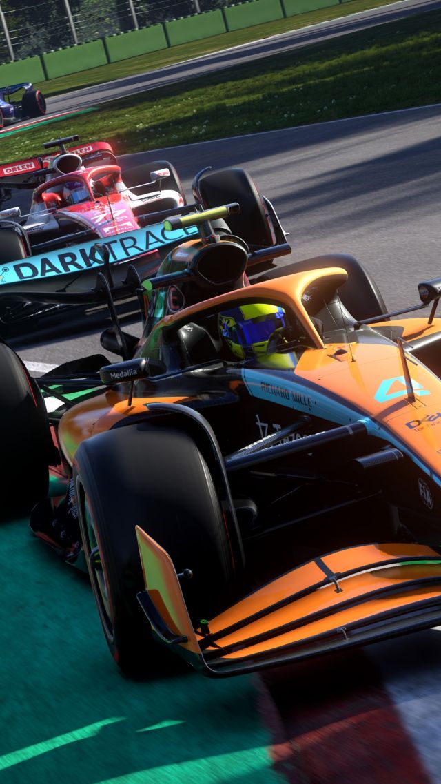 Формула-1 2022, F1 22, screenshot, 4K (vertical)