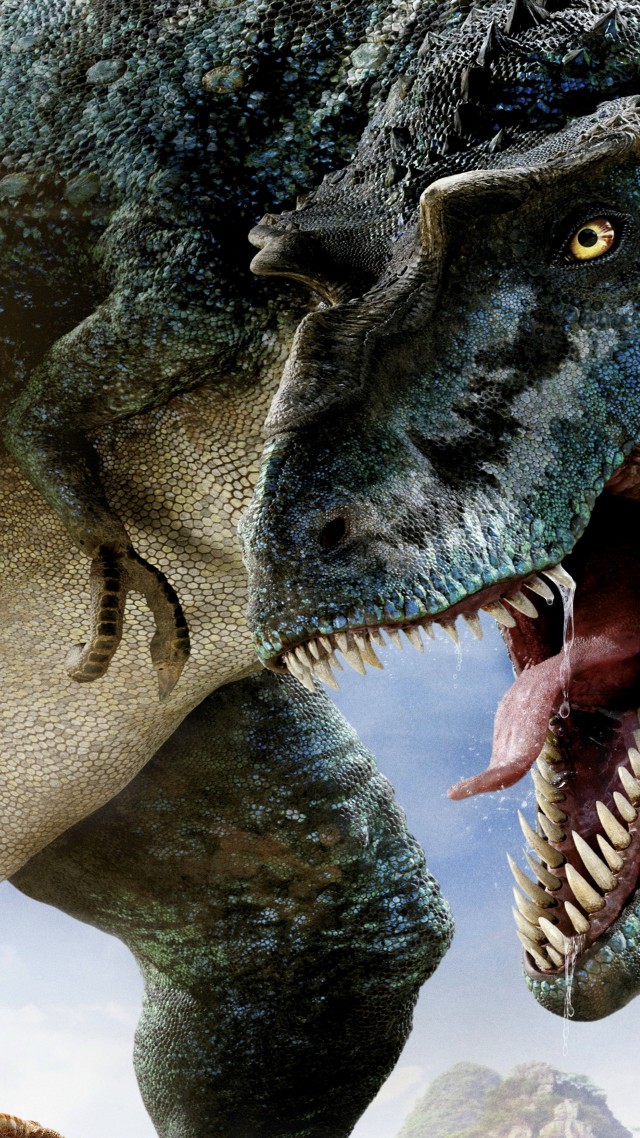 Тиранозавр, Динозавры, Мир юрского периода, искусство, Tyrannosaurus, Dinosaurs, Jurassic World, art (vertical)