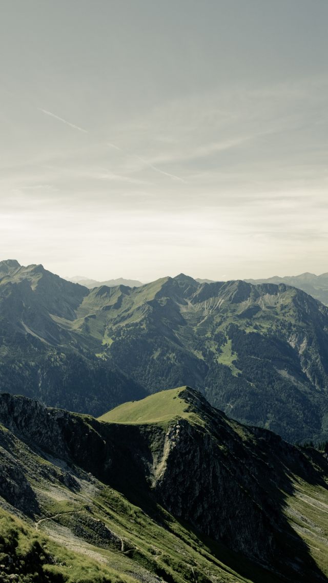 Альгой, 4k, 5k, Германия, горы, холмы, небо, Allgaeu, 4k, 5k wallpaper, Germany, mountains, hills, sky (vertical)