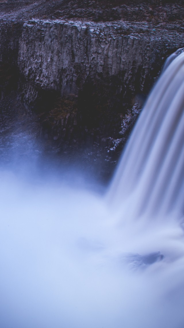 Деттифосс, 5k, 4k, Исландия, водопад, скалы, Dettifoss, 5k, 4k wallpaper, Iceland, waterfall, rocks (vertical)