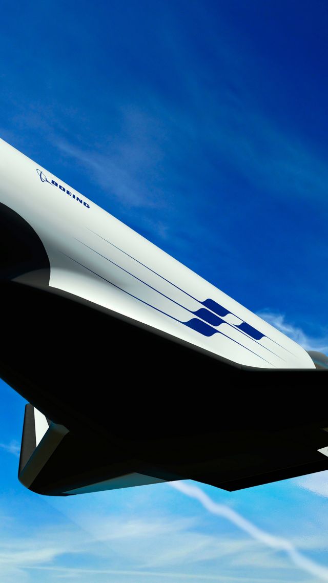 ИксС Космический Корабль, Боинг, концепт, дрон, XS 1 Spaceplane, BOEING, military, concept,  (vertical)