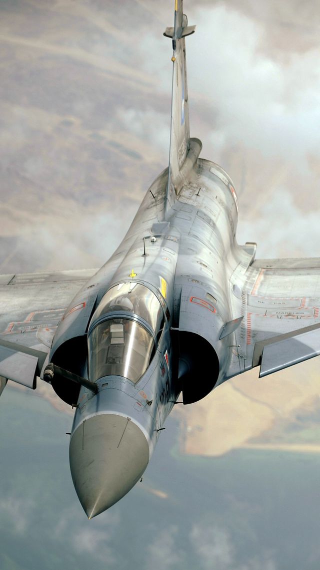 Мираж 2000, ВВС Франции, армия Франции, Mirage 2000, attack, Aircraft, France Air Force, France army (vertical)