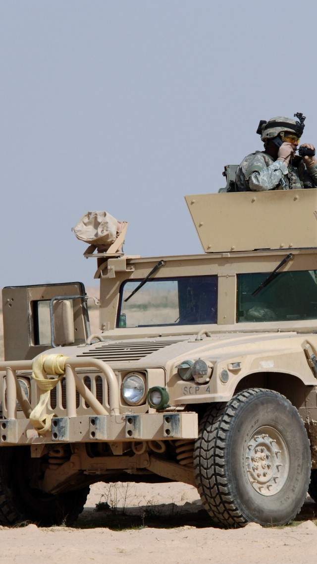 Хамви, легкий грузовик, Армия США, Humvee, light truck, United States military, U.S. Army (vertical)