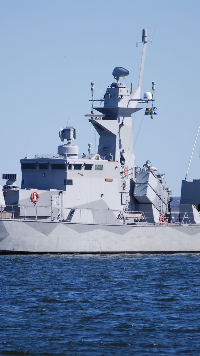ШМС Стокгольм, корвет, ВМС Швеции, Hms Stockholm, corvette, Swedish Navy (vertical)