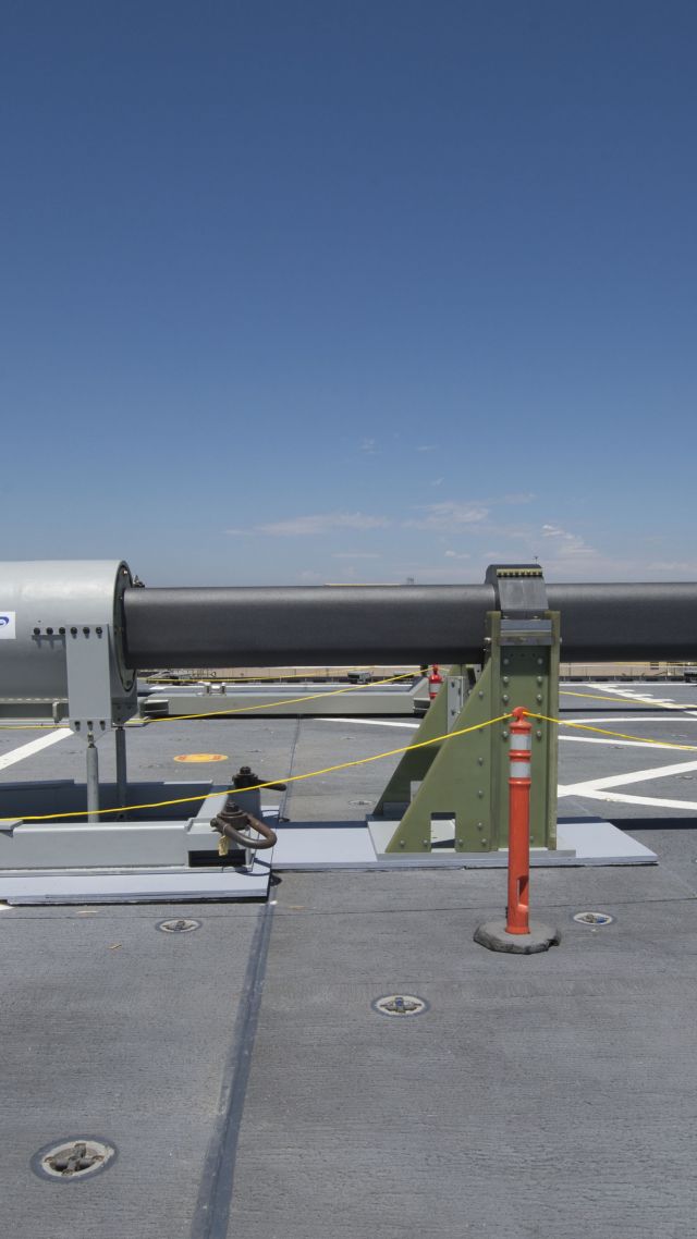 Гиперзвуковое оружие, Электромагнитное оружие, ВМС США, Hypersonic Railgun, Electromagnetic Railgun, U.S. Navy (vertical)