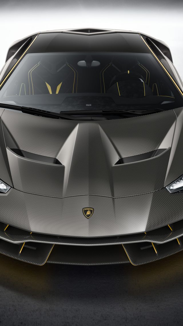 Ламборджини Центенарио, Женева Авто Шоу 2016, супермобиль, Lamborghini Centenario, Geneva Auto Show 2016, supercar (vertical)