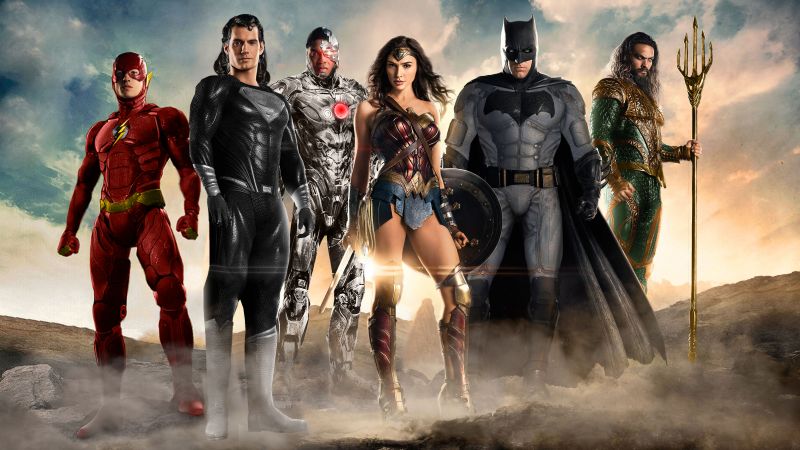 Лига справедливости, супермен, бэтмен, , Чудо женщина, супергерои (horizontal)