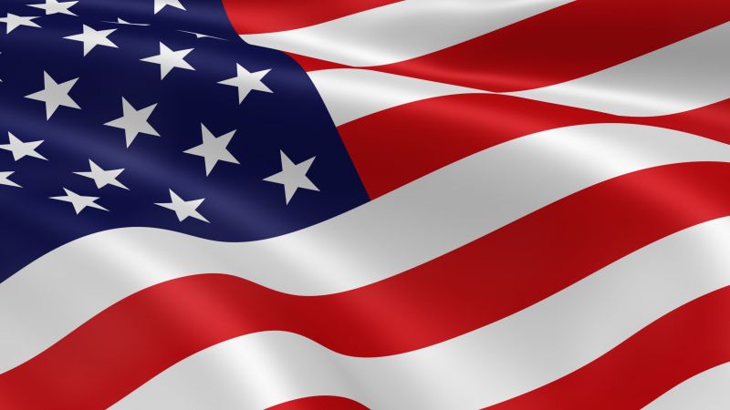 день флага, США, праздник (horizontal)