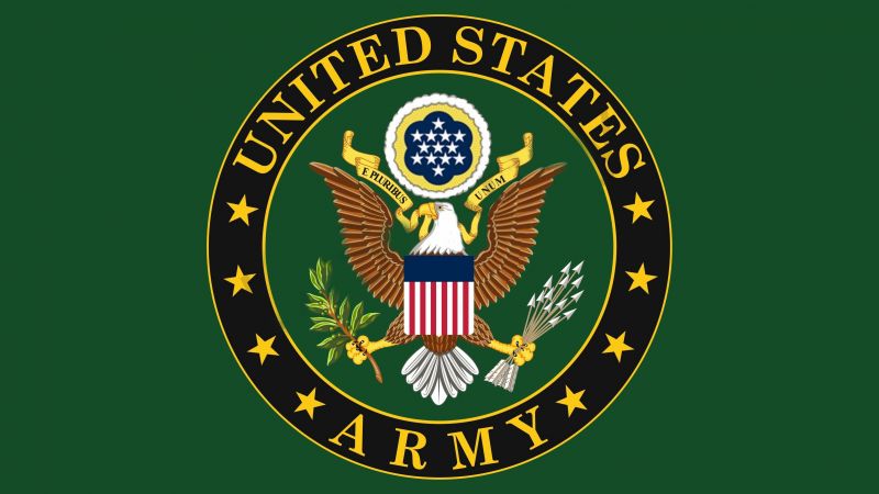 Армия Соединенных штатов Америки, армия США, лого, орел (horizontal)